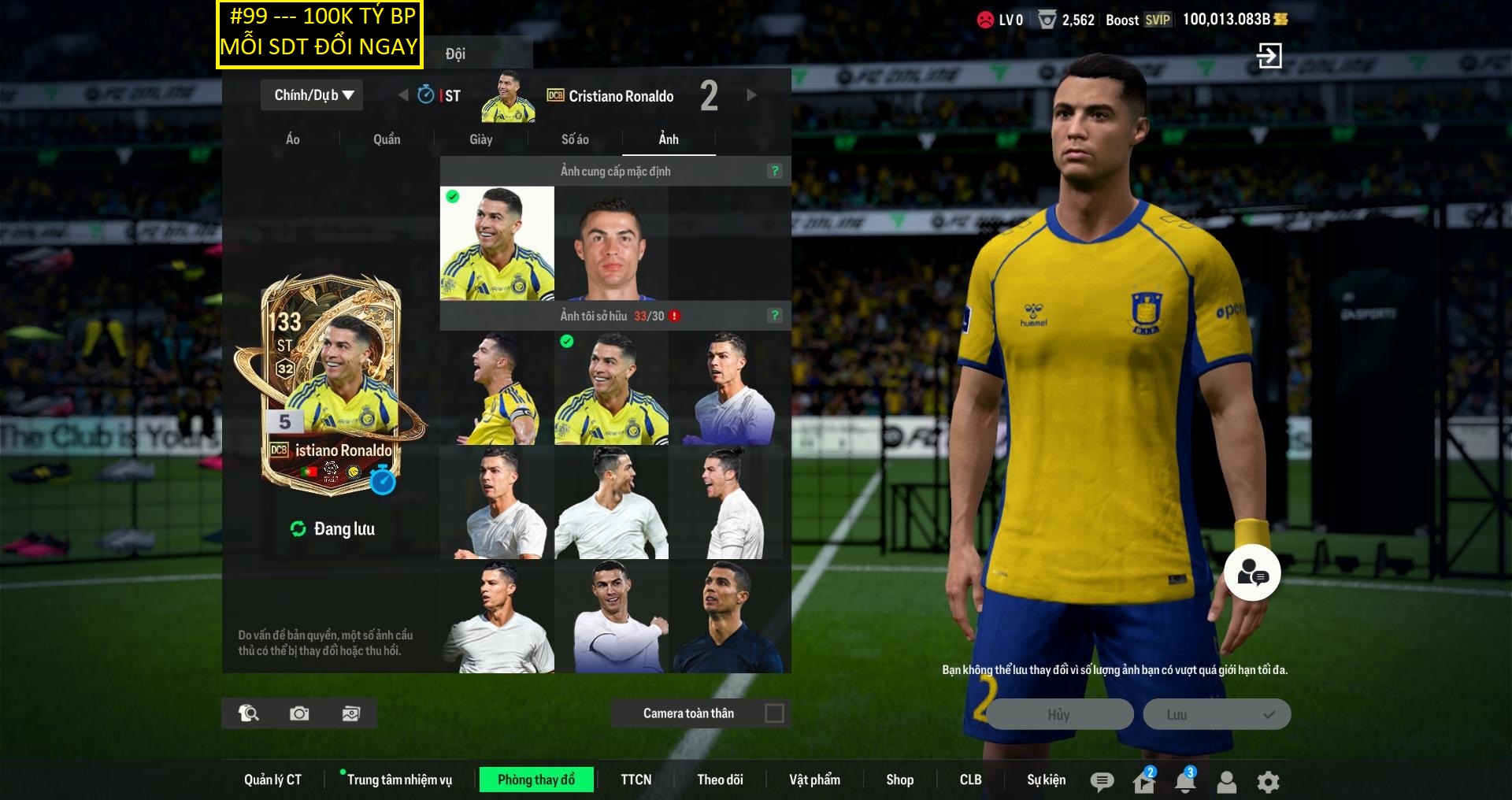 Acc ACCBP #SDT Đổi 