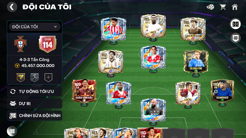 Acc ACC6 #ĐH 45B  + LUCIO + PELE  