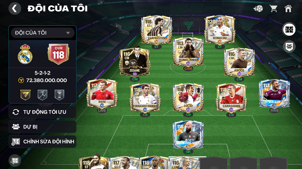 Acc ACC6 #Rô béo + OVR 118 