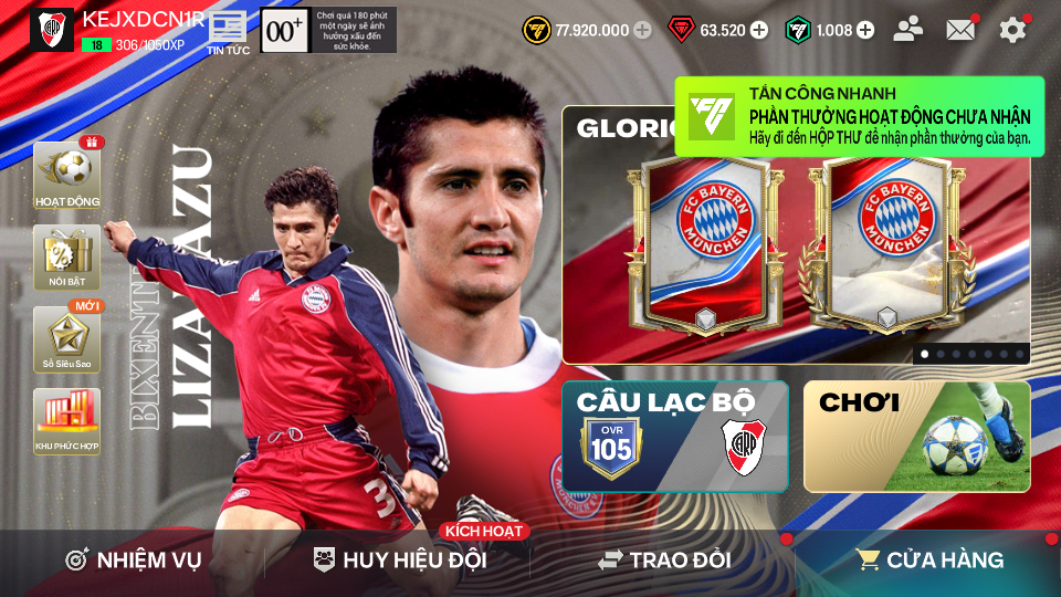 Acc ACC5 #MAKELELE  + 1008 FV + 63K ĐÁ QUÝ 