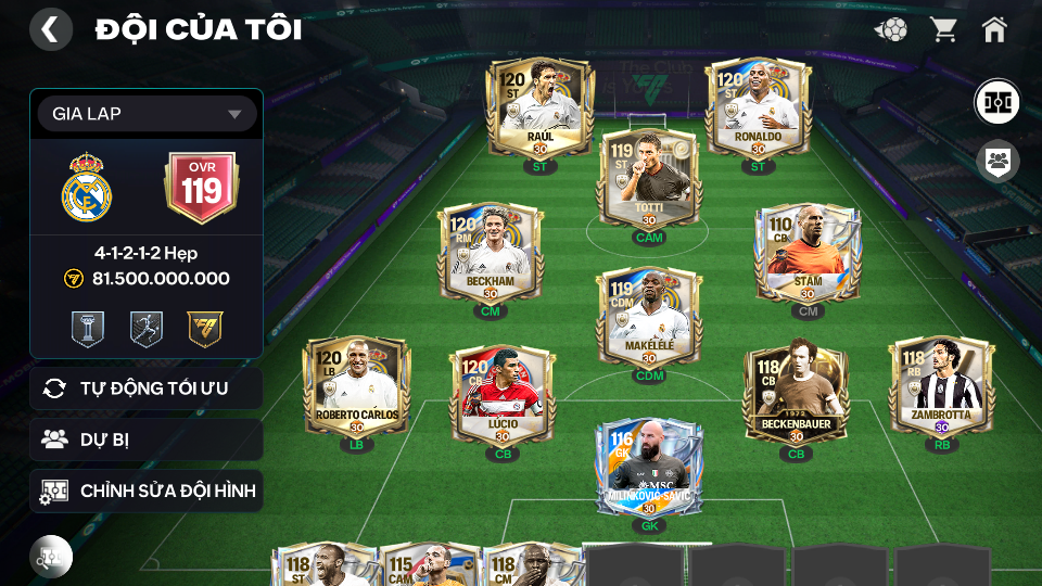 Acc ACC6 #Raul , Carlos chữ ký , rô béo 