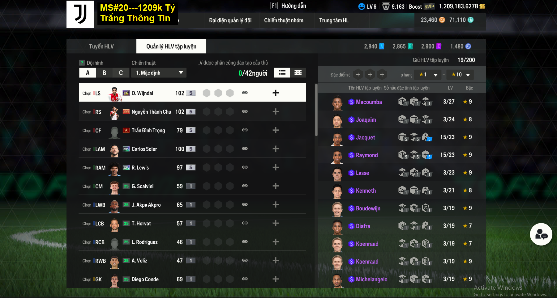 Acc ACCBP #trắng thông tin 