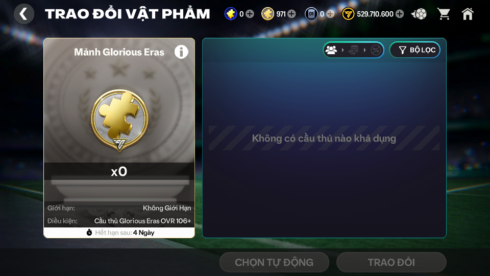 Acc ACC6 #ĐH 48B RAUL CÓ CHỮ KÝ + BECKHAM  DƯ 970 MẢNH GRN TTT 