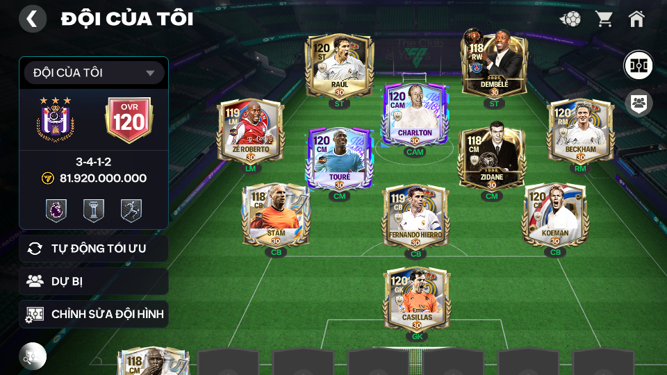 Acc ACC6 #ĐH 81B RAUL CÓ CHỮ KÝ  