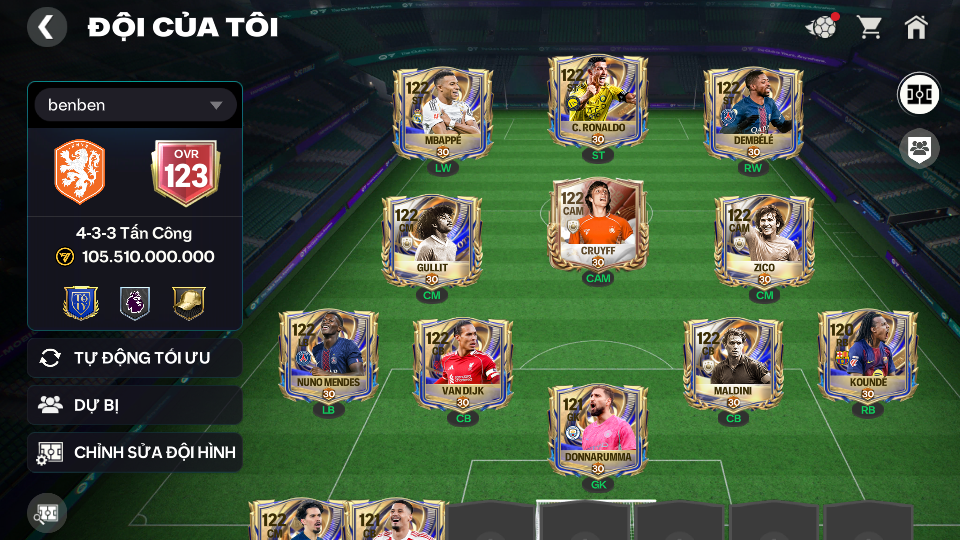 Acc ACC6 #ĐH 105B 10 CON 117 - GRN Mỗi CCCD 