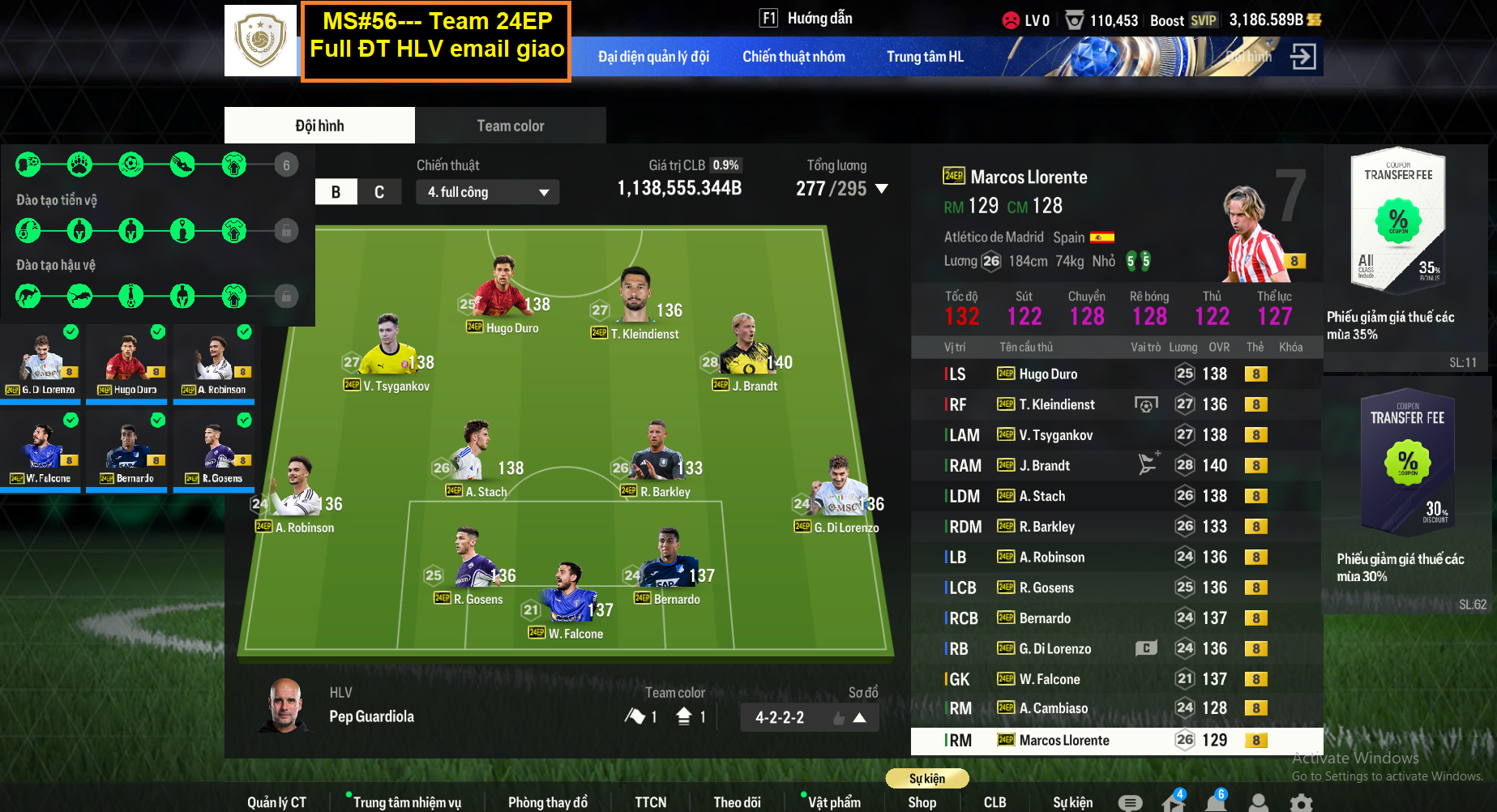 Acc FIFA #Email giao 