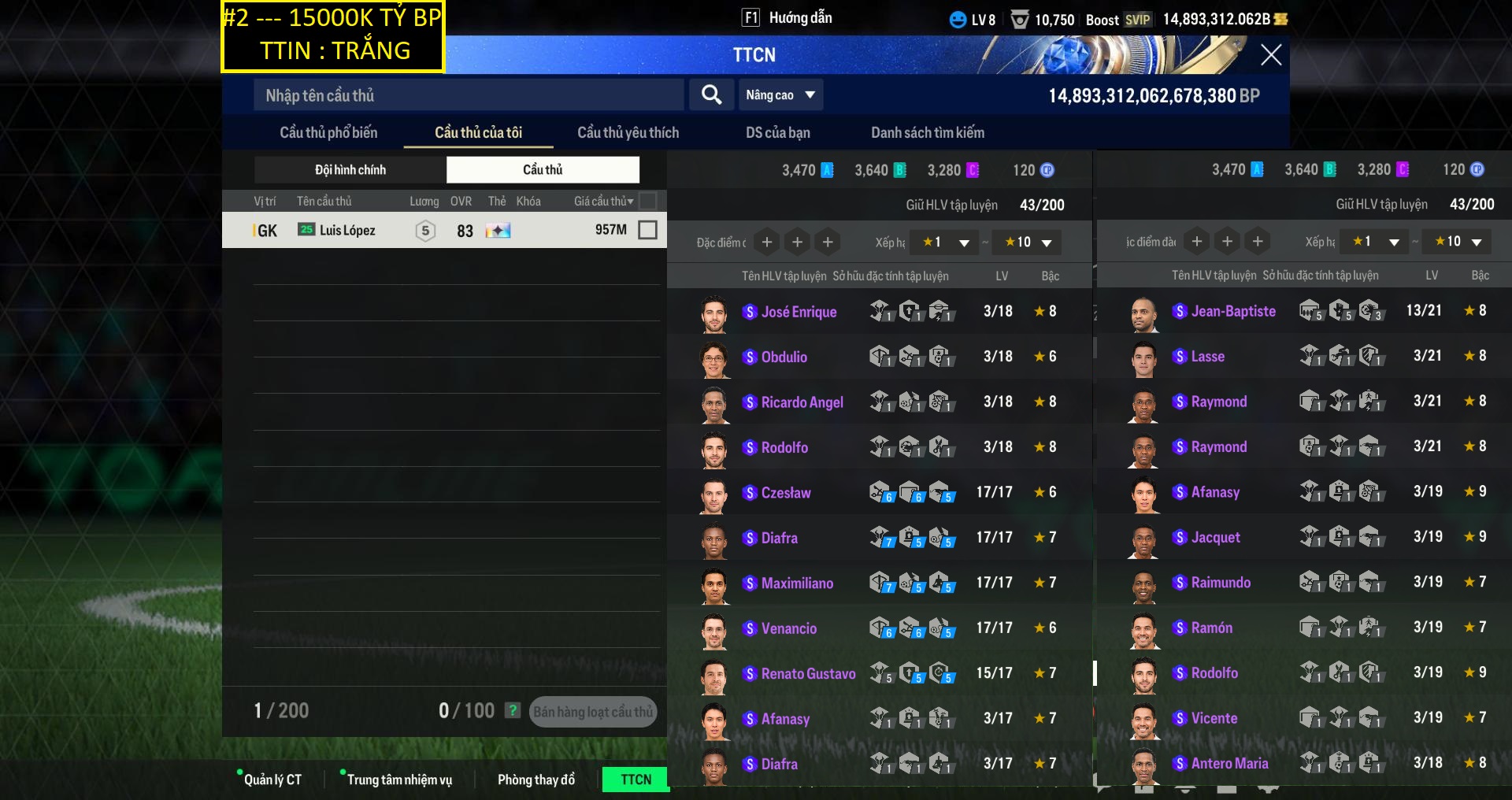 Acc ACCBP #Trắng TT 