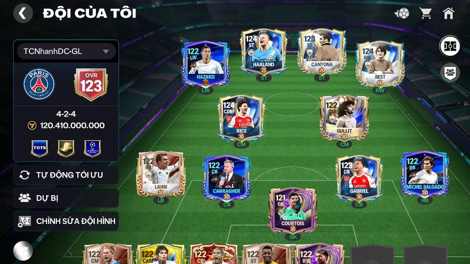 Acc ACC6 #ĐH 120B 3 CON 119 + 2 CON 118 + 10 CON 117 Garena TTT 