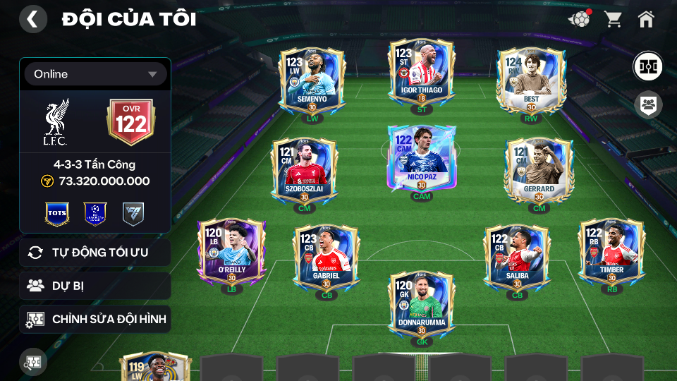 Acc ACC6 #ĐH 73B 1 CON 119 + 3 CON 118 Garena TTT 