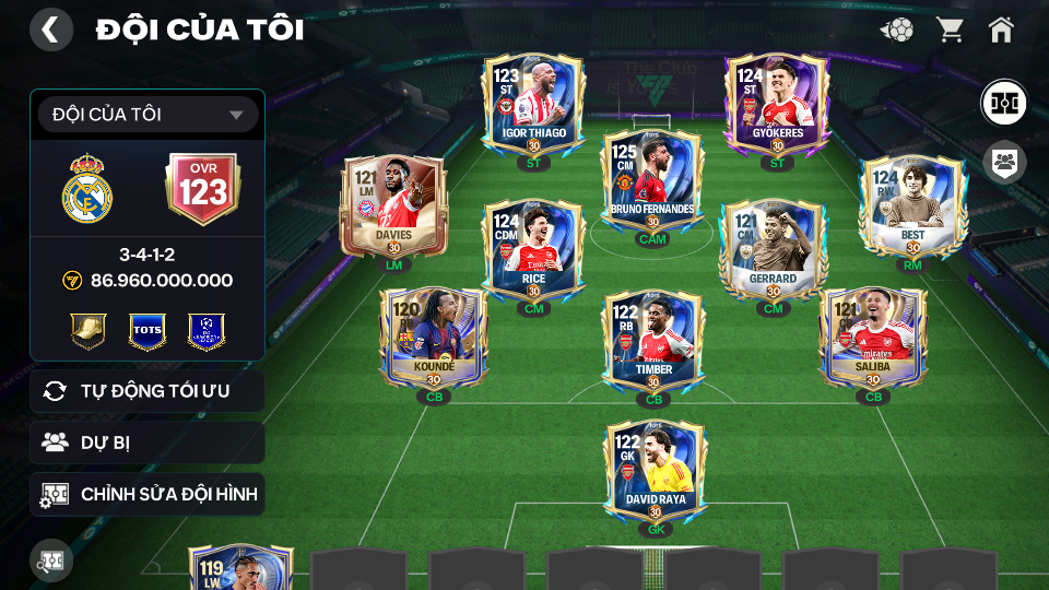 Acc ACC6 #ĐH 86B BRUNO 120 + 3 CON 119 + 1 CON 118 Garena TTT 