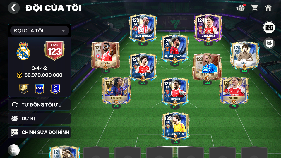 Acc ACC6 #ĐH 86B BRUNO 120 + 3 CON 119 + 1 CON 118 Garena TTT 