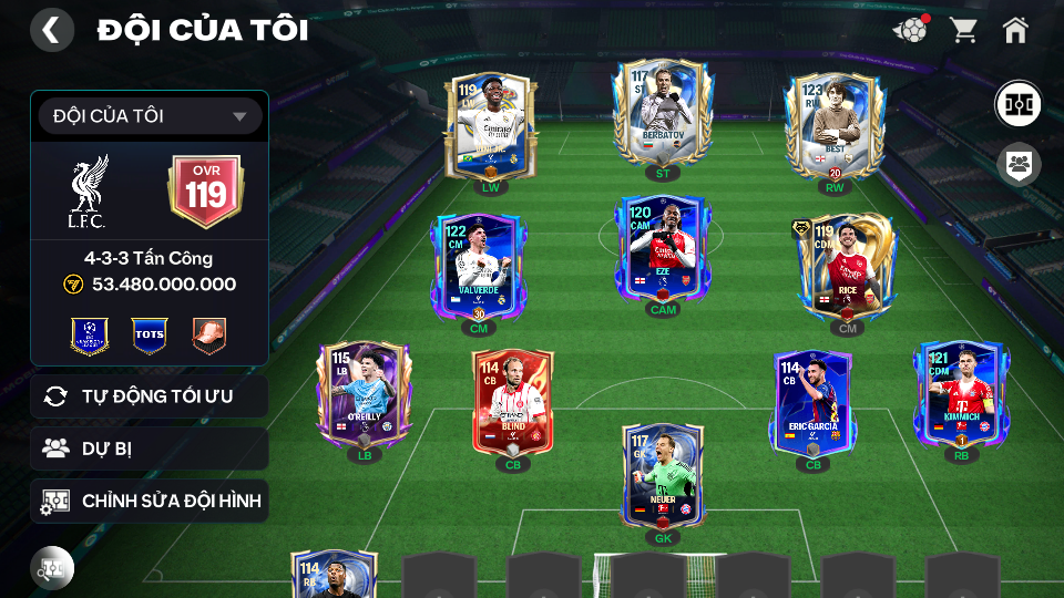 Acc ACC6 #ĐH 53B RICE UTOTS + BEST 119    Garena TTT 