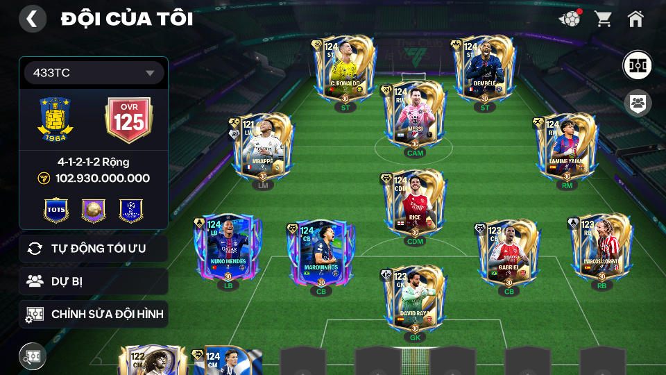 Acc ACC6 #ĐH 102B MBAPPE UTOTS 120 CÙNG ĐỒNG ĐỘI Garena SĐT CHỜ ĐỔI 18/7  